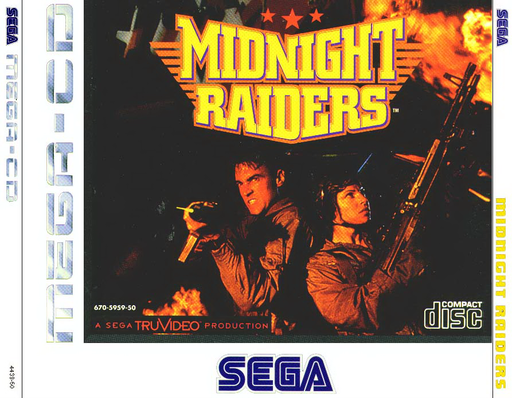 Midnight Raiders (Europe) Sega CD Game Cover